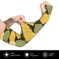 thumbnail image 3 of Goofa Bee honey Pattern UV Sun Protection Arm Sleeves, UPF 50 Sports Cooling Arm Compression Sleeves for Men Women Teenager, 3 of 8