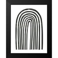 thumbnail image 2 of Scarvey, Emma 12x14 Black Modern Framed Museum Art Print Titled - Arcobaleno Nero II, 2 of 5