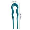 thumbnail image 2 of Hair Care Women Vintage Metallic Hair Accessories Hair Fork Acetate hairpins U Shape Hair Clip Hair Sticks Hairpin 6, 2 of 8