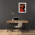 thumbnail image 3 of Stewart, Monica 11x14 White Modern Wood Framed Museum Art Print Titled - Fantasy in Red, 3 of 4