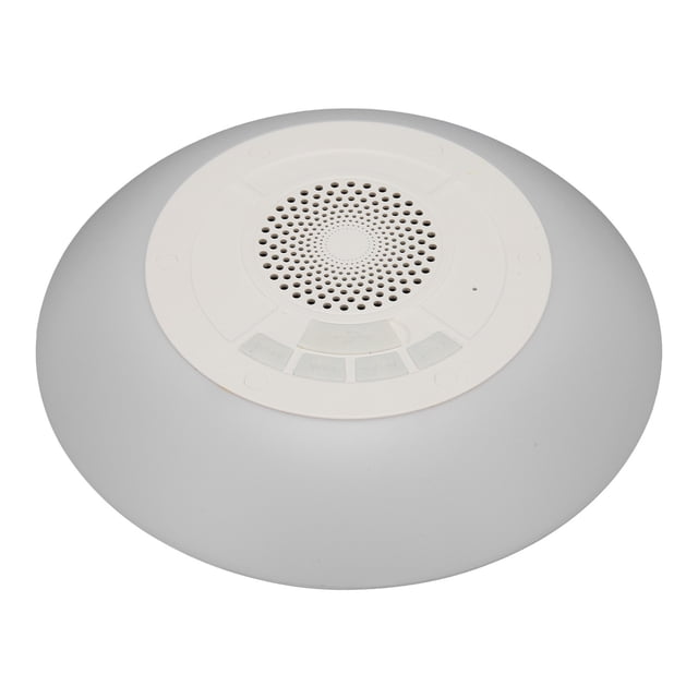 Altavoz portátil para piscina, con micrófono incorporado, estéreo, IPX7, impermeable, flotante, Bluetooth, para bañera de hidromasaje con luces de colores RGB