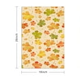thumbnail image 3 of Autumn Kitchen Towels 4-Piece, Maple and Pumpkin Print, Absorbent Dish Towels, Soft Decorative for Farmhouse, 3 of 3