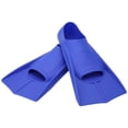 thumbnail image 3 of Dwellin 1 Pair Short Swimming Fins Silicone Training Flippers for Kids Adults Open Water Snorkelling Swimming Training Equipment, 3 of 9