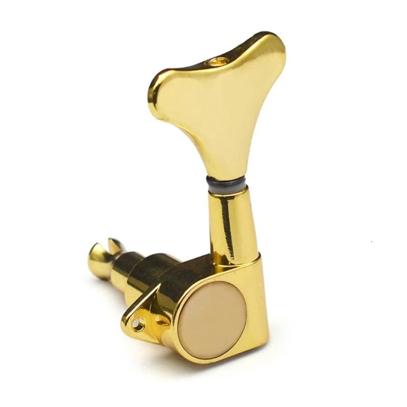 CEORPER Sealed Bass Guitar Tuning Pegs Fishtail Shaped Button Bass Machine Head Tuners
