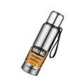 thumbnail image 3 of Vacuum Cup 304 Stainless Steel Insulation Water Flask Bottle Portable Sports Thermal Mug, Silver, 750ml, 3 of 8