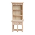 thumbnail image 1 of Weiweiguan Armoire Miniature Modèle Bois Mini Bibliothèque Meubles Maison de Poupée Étagère, 1 of 7