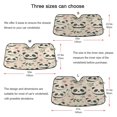 thumbnail image 5 of Qxltty Cute Little Panda Car Windshield Sunshades Foldable UV Rays Sun Visor Protector Keep Your Vehicle Cool 57×31.5in, 5 of 8