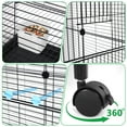 thumbnail image 6 of golytefs Bird Cage with Rolling Stand Bird Villa for Medium & Large Birds (Black), 6 of 9