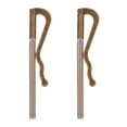 thumbnail image 1 of MasteelfCA 2 Pcs Porte-Chèques de Portefeuille Pinces à Billets à Ressort en Métal Porte-Crédits, 1 of 7