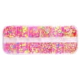 thumbnail image 4 of 12 Colores/caja de lentejuelas de mariposa para decoración de uñas de brillante DIY accesorios para la de Acción de - 07, 4 of 6