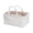 White, variant on Baby Diaper Caddy Organizer Nursery Storage Basket Large Capacity Diaper Organizer with Adjustable Divider for Baby Essentials Wipes Toys
