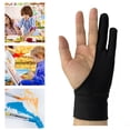 thumbnail image 4 of LILELIS Drawing Tablet Artist Gloves Suitable For Tablets Wrist For Painting Wear Sweat Proof And 2 Fingers For Sketching Unisex Suitable Disposable Gloves for Painting Disposable Rubber Gloves, 4 of 7