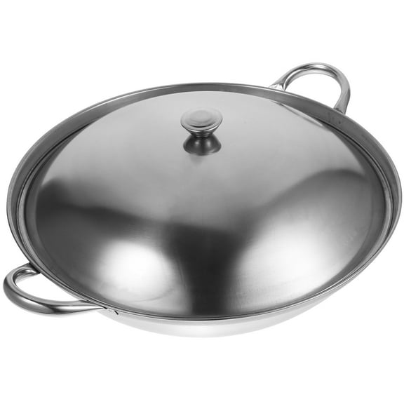KALLORY Stainless Steel Kitchen Pot with Lid, , Cooking Saucepan, 12.6x9.8x4.7 inches, 1 Set