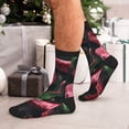 thumbnail image 7 of KLL Red Viper Jungle Intensity Print Cool Socks Men's Women's Crew Socks Funny Crazy Novelty Stockings, 7 of 7