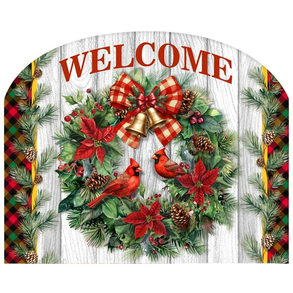 Briarwood Lane Cardinal Wreath Acrylic Art Sign