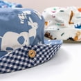 thumbnail image 2 of Yoyauz Baby Sun Hat Boys Bucket Hat Toddler Floppy Hat UPF 50+ Wide Brim Chin Strap Summer Play Cap for 6M-6T, 2 of 7