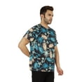 thumbnail image 3 of Inkmeso Printed Casual Short Sleeve T-shirt For Men's Holiday Beach Wear Tee Cotton Jersey Tropical Shirts, 3 of 7