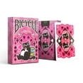 thumbnail image 4 of Bicycle Kawaii Cat Playing Cards  Cute Anime Feline Themed Deck with Custom Court Cards & Fluorescent UV Ink, Poker Size, Pink, 4 of 9
