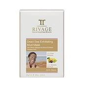 RIVAGE NATURAL DEAD SEA MINERALS Exfoliating Mud Mask WITH FRUIT EXTRACTS and 100% AUTHENTIC DEAD SEA MUD