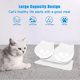 thumbnail image 5 of red Cuenco inclinado para gatos con diseño de 15, soporte protector para el cuello, cuenco alimentador de agua y comida para mascotas elevado, 5 of 5