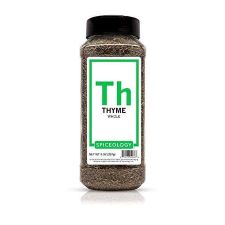 Thyme Leaves - Spiceology Dried Whole Thyme leaves - 8 ounces VT1
