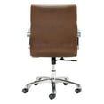 thumbnail image 5 of Scranton & Co Modern Office Chair Vintage Brown Faux Leather, 5 of 7