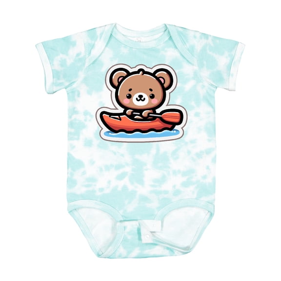 Inktastic Kayaking Future Kayaker Bear Boys or Girls Baby Bodysuit