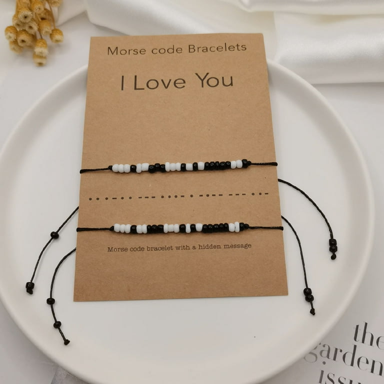 Couples Bracelets I Love You Cute Boyfriend Gifts From Girlfriend  Relationships Matching Bracelets 