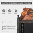 thumbnail image 5 of Regal Flame 20 Inch Electric Fireplace Log Realistic Ember Bed Insert with Heater in Birch, 5 of 9