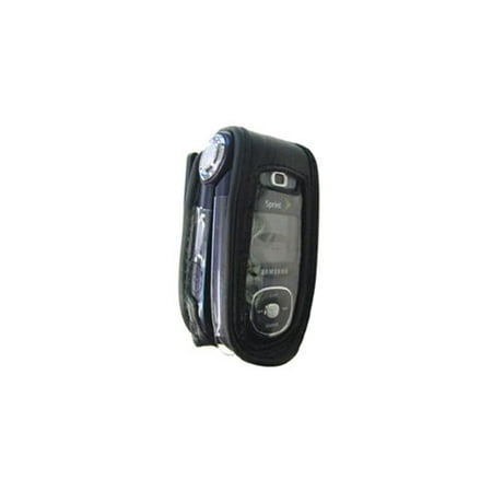 UPC 705826013622 product image for Avanti Platinum Leather Case w/ Ratcheting Swivel Clip for Samsung A920 - Black | upcitemdb.com