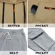 thumbnail image 3 of Ceisia Gift Men Casual Hooded Sports Print Long Sleeve Jogger Athletic Lounge Two Piece Tracksuit, 3 of 9
