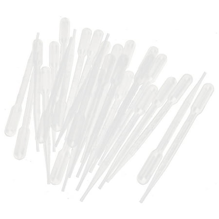 Unique Bargains 50 x Laboratory Lab Graduated Fine Tip Liquid Transfer Pipette Clear 3ml