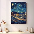 thumbnail image 2 of Hendersons Travel Canvas Prints, Nevada Starry Night Travel decor, Hendersons Map Poster, Nevada Travel Decor Artwork - 98AZ578, 2 of 2