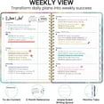 thumbnail image 3 of Academic Planner 2025-2026, Weekly and Monthly Calendar Planner Book, July 2025 – June 2026, Hardcover Organizer with Tabs, Perfect for Teachers, Students, Women & Men, A5 (6.4" x 8.5") - Pink, 3 of 7