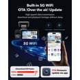 thumbnail image 4 of Dash Cam REDTIGER F17 4K de 3 canales 5G WiFi GPS con tarjeta de 64 GB, 4 of 7