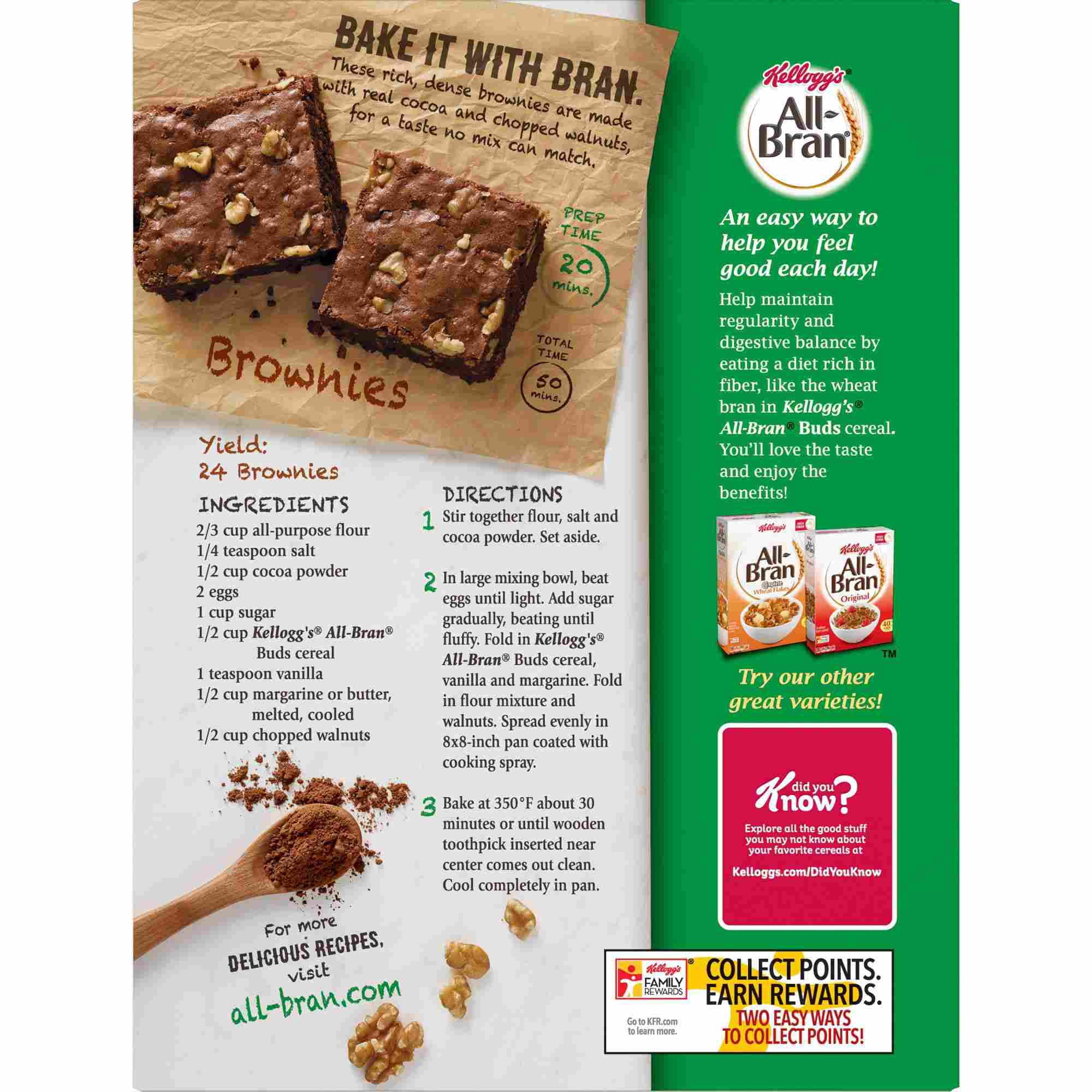 Kellogg's All Bran Buds Cereal - 22 oz (Pack of 2)