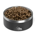 thumbnail image 2 of Cuenco para perros Hydrapeak de acero inoxidable antideslizante, 950 ml, 1,9 L, negro, 2 of 7