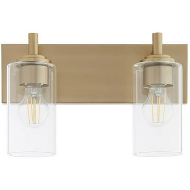 Quorum Fallstaff 5200-2-80 Bath Vanity Light 15 in. wide - Aged Brass