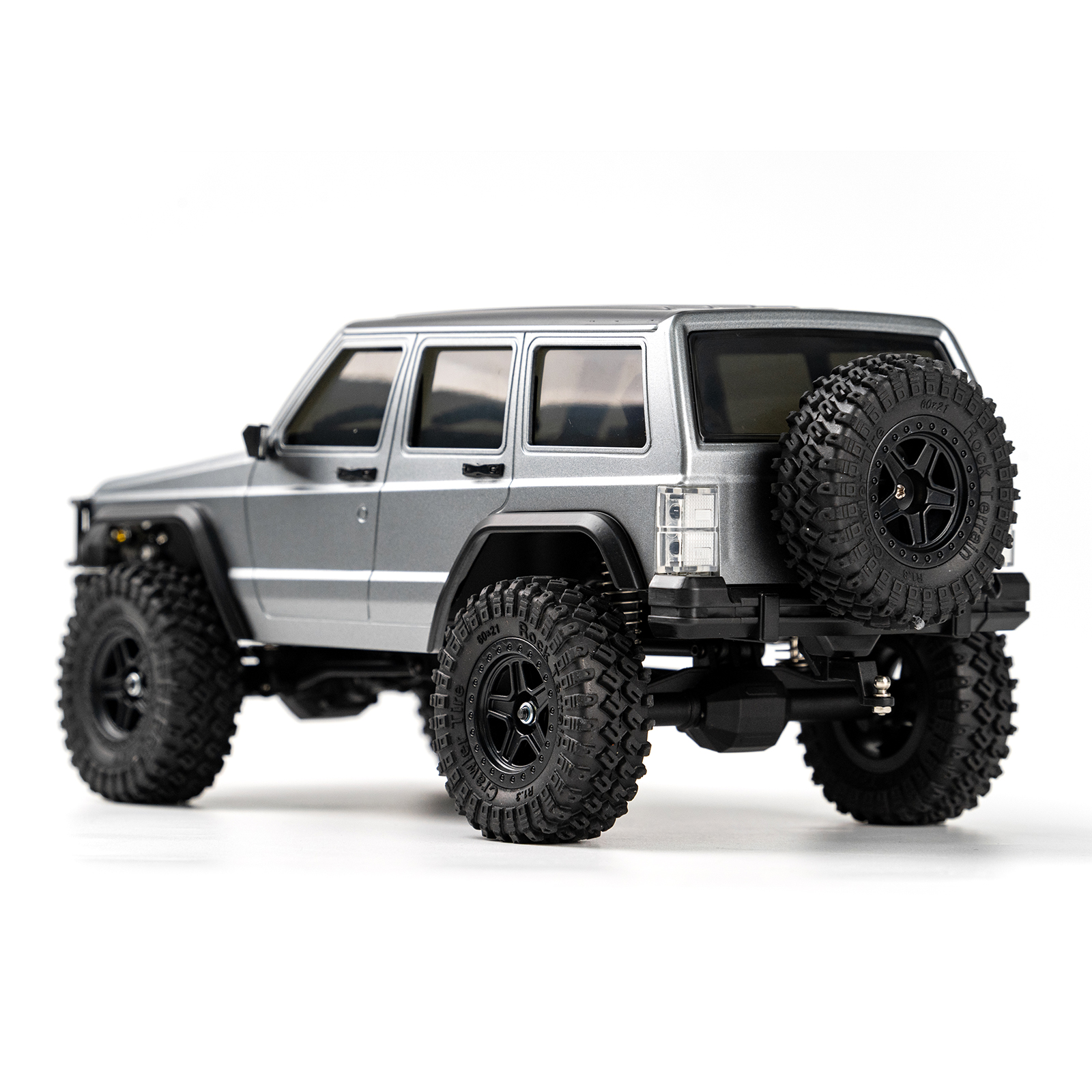 Remote  car,Vehicle With Led 18 Car Silver Huiop 1 18 2 Batteries Crawler Car Off-road Vehicle Crawler D886 Remote Car All Road Car Vehicle All Off Road Silver Grey 2 Battery
