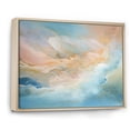 thumbnail image 2 of Designart "Ethereal Clouds Fluid Artistry IV" Clouds Floater Framed Canvas Art Print, 2 of 5