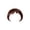 Brown, variant on Cute Short Hair Wig Pet Headband Funny Dog Cat Adjustable Spooky Accessory with Elastic Bands for Photos Parties Holidays Cosplay Christmas,7.1in,Red