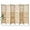 Natural, variant on Folding Room Divider, 66.9 Inch 6 Panels Wood Carved Privacy Screens, Free Assembled Freestanding Portable Separation Wall for Home Office Bedroom (Natural)