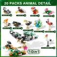 thumbnail image 2 of Sawaruita Favores de fiesta para niños-20 paquetes divertidos juegos de bloques de construcción de pájaros premios en el aula-bolsas de regalos de cumpleaños rellenos para niños-mini bloques de constr, 2 of 5