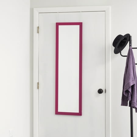 Over The Door Mirror, Pink