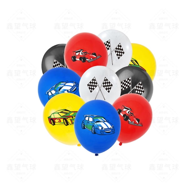 Kit de globos de fiesta, 20 unidades, 30 cm, látex colorido para carreras