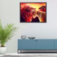 thumbnail image 3 of Cuadros Decorativos Paisaje hecho a mano animales 5D DIY taladro redondo completo dibujo Kit diamante pintura Ndcxsfigh Nuevos Originales, 3 of 5