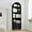 Black, variant on Bookshelf, 4 Tiers Arched Bookcase with 2 Drawers, Modern Book Display Storage Organizer for Living Room, Bedroom, Home Office (Black)