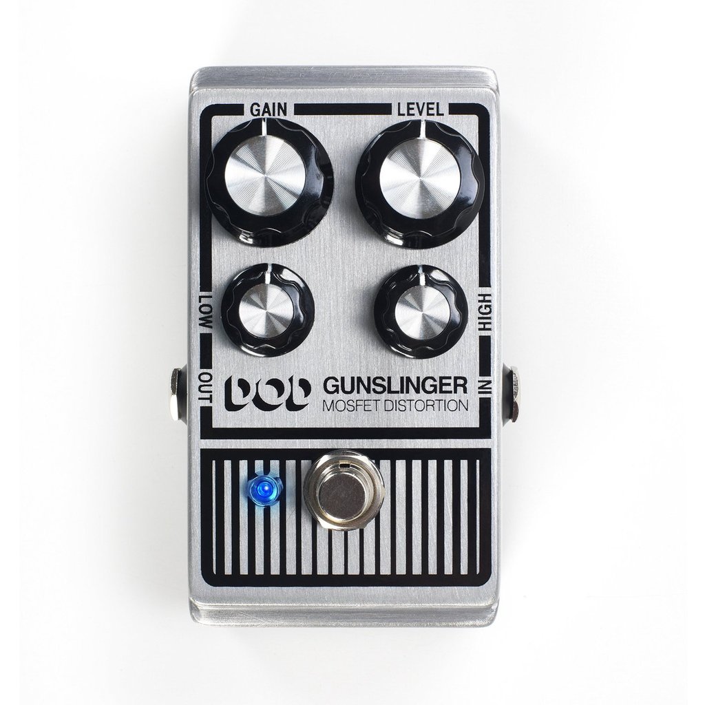 DOD Gunslinger Mosfet Distortion Guitar Effects Pedal