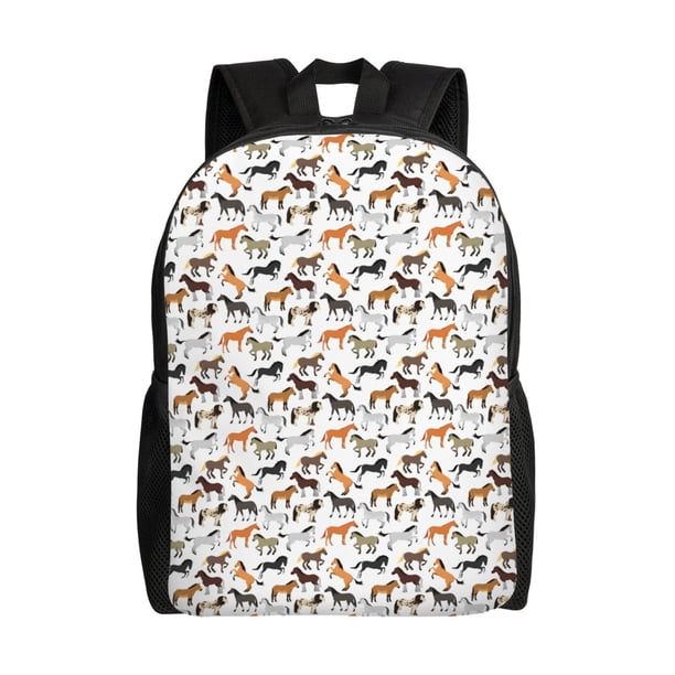 Balery Horse Mochila - Mochila Estilosa y Duradera para Laptop de 15 Pulgadas con Tela Oxford Impermeable