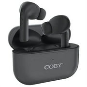 Coby True Wireless Earbuds with Charging Case, Black, 1 Ct